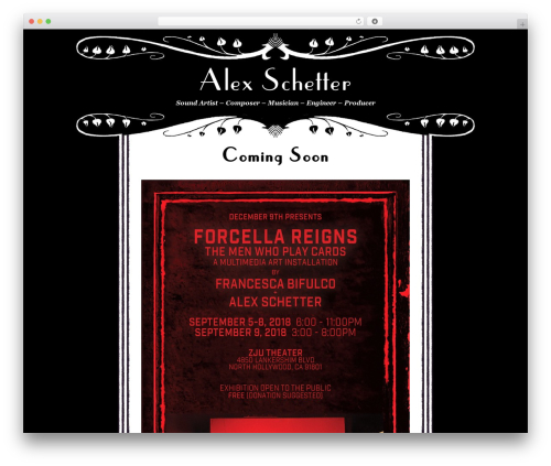 Beardsley WordPress theme - alexschetter.com