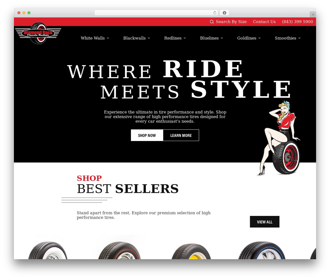 Blocksy WordPress ecommerce theme - dbtires.com