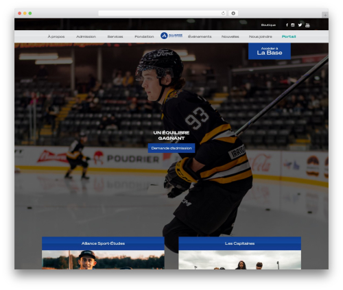 Bravad WordPress theme - alliancesportetudes.ca