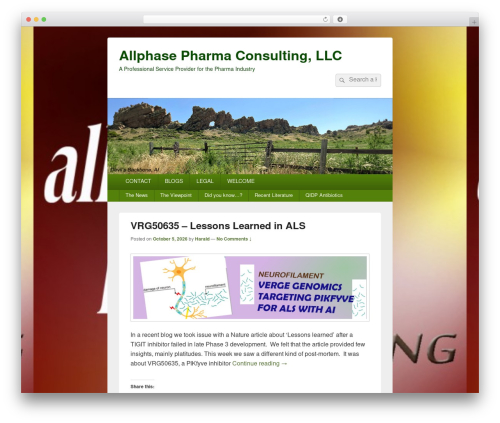 Catch Box WordPress theme - allphasepharma.com