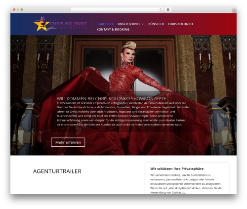 Divi theme WordPress - ck-showkonzepte.de
