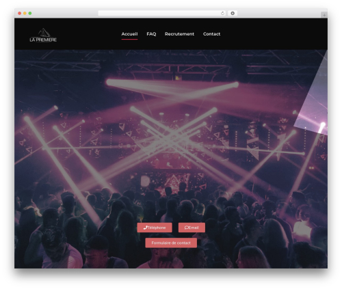 Dugem WordPress theme - lapremiere.club