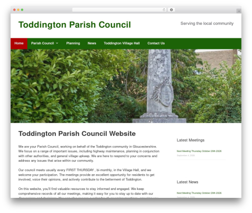 GeneratePress WordPress theme - toddingtonpc-glos.org