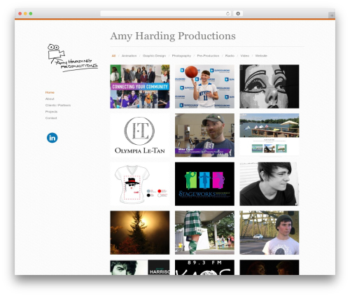 Infinity wallpapers WordPress theme - amyharding.net
