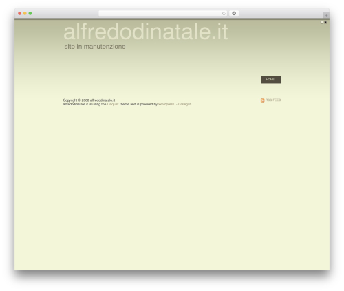 Linquist WP theme - alfredodinatale.it