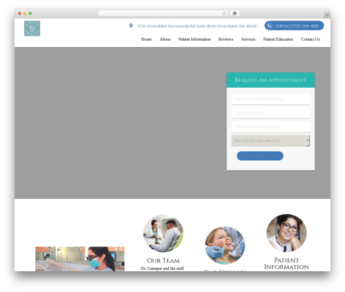 Theme WordPress DoctorGenius Framework - chambleedental.com