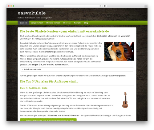Theme WordPress Ultimate Azon Theme - easyukulele.de