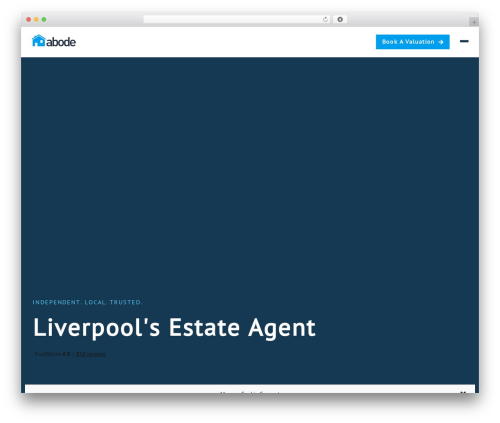 WordPress website theme Abode 2015 - abode-group.co.uk