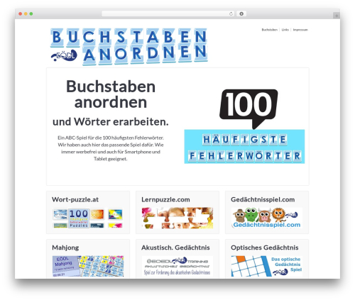 WordPress website theme Responsive Pro - abc-spiel.com