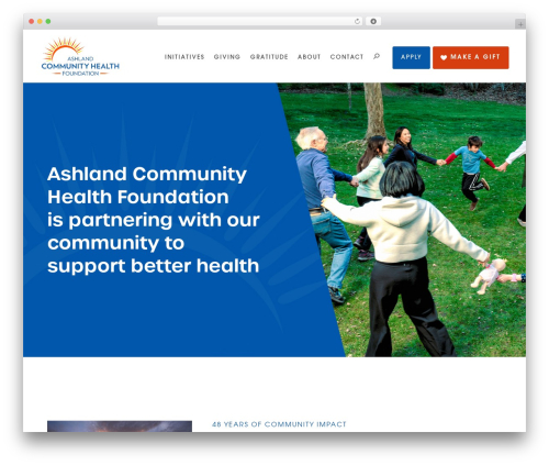 ACHF WordPress theme - achfoundation.org
