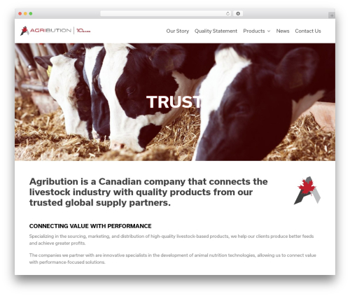 Agribution Theme theme WordPress - agribution.com