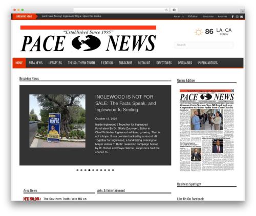 Webads admin WordPress plugin - pacenewsonline.com