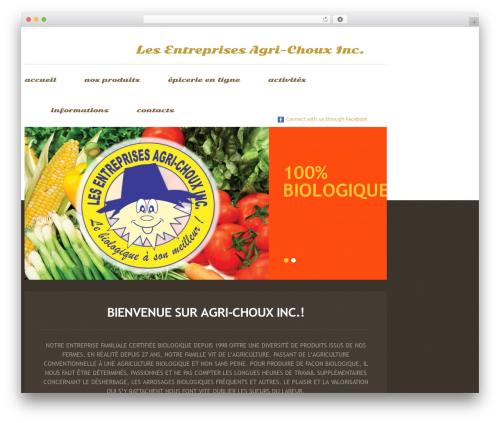 cherry WordPress theme - agrichoux.com