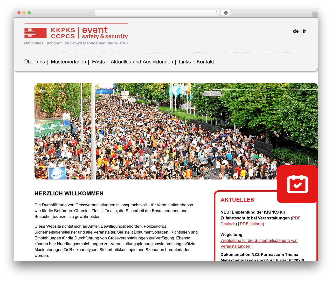 Divi theme WordPress - event-safety-security.ch