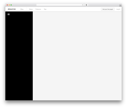 Oslo premium WordPress theme - blog.about.me