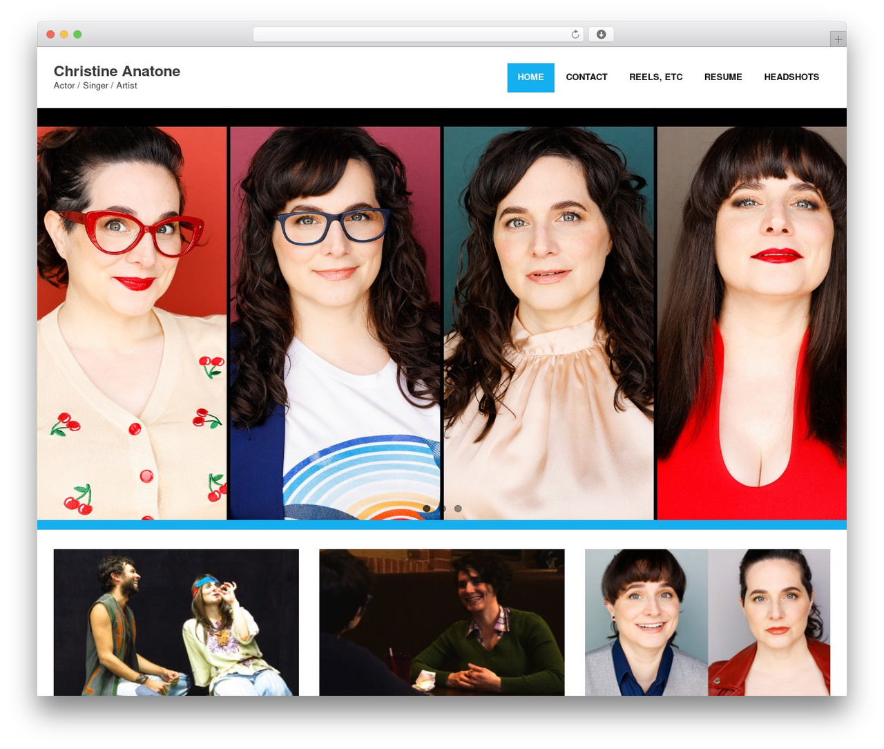 Shuttle weBusiness WordPress theme - christineanatone.com