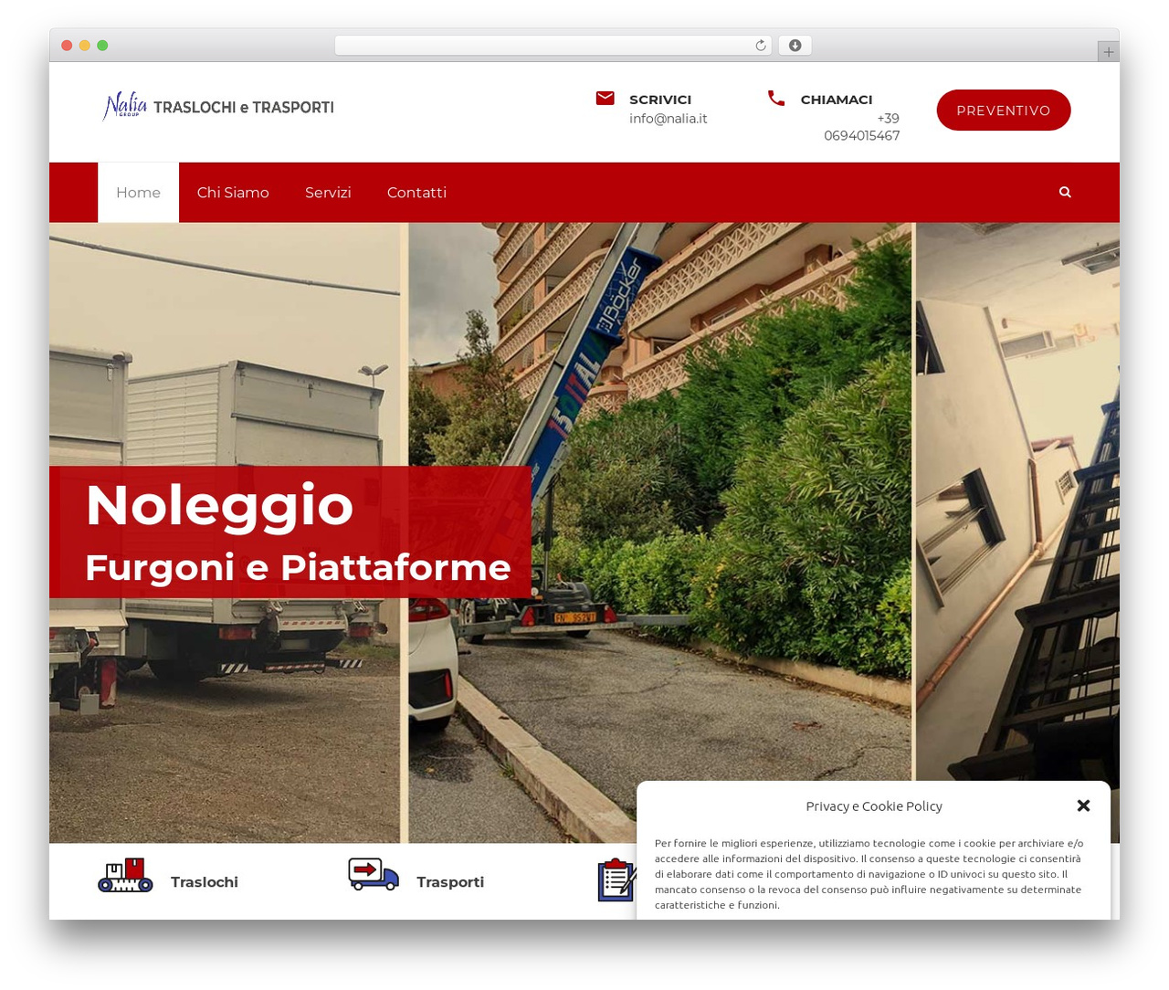 Theme WordPress Movers - nalia.it Theme WordPress Movers - nalia.it