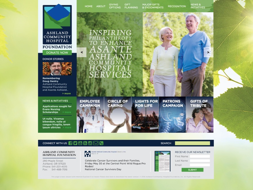 WordPress theme ACHF by Appfinite