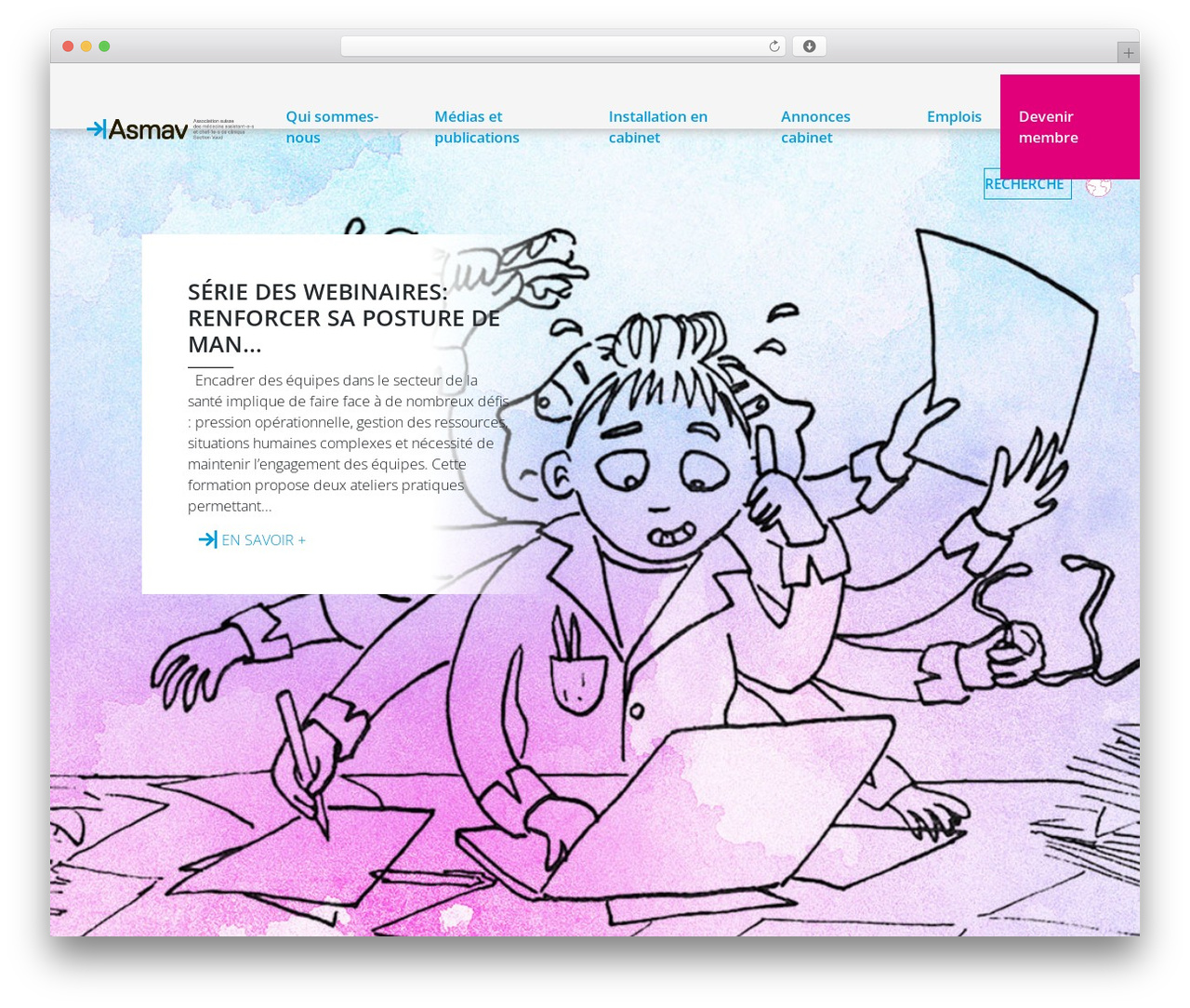 WP Bootstrap Starter theme WordPress - asmav.ch