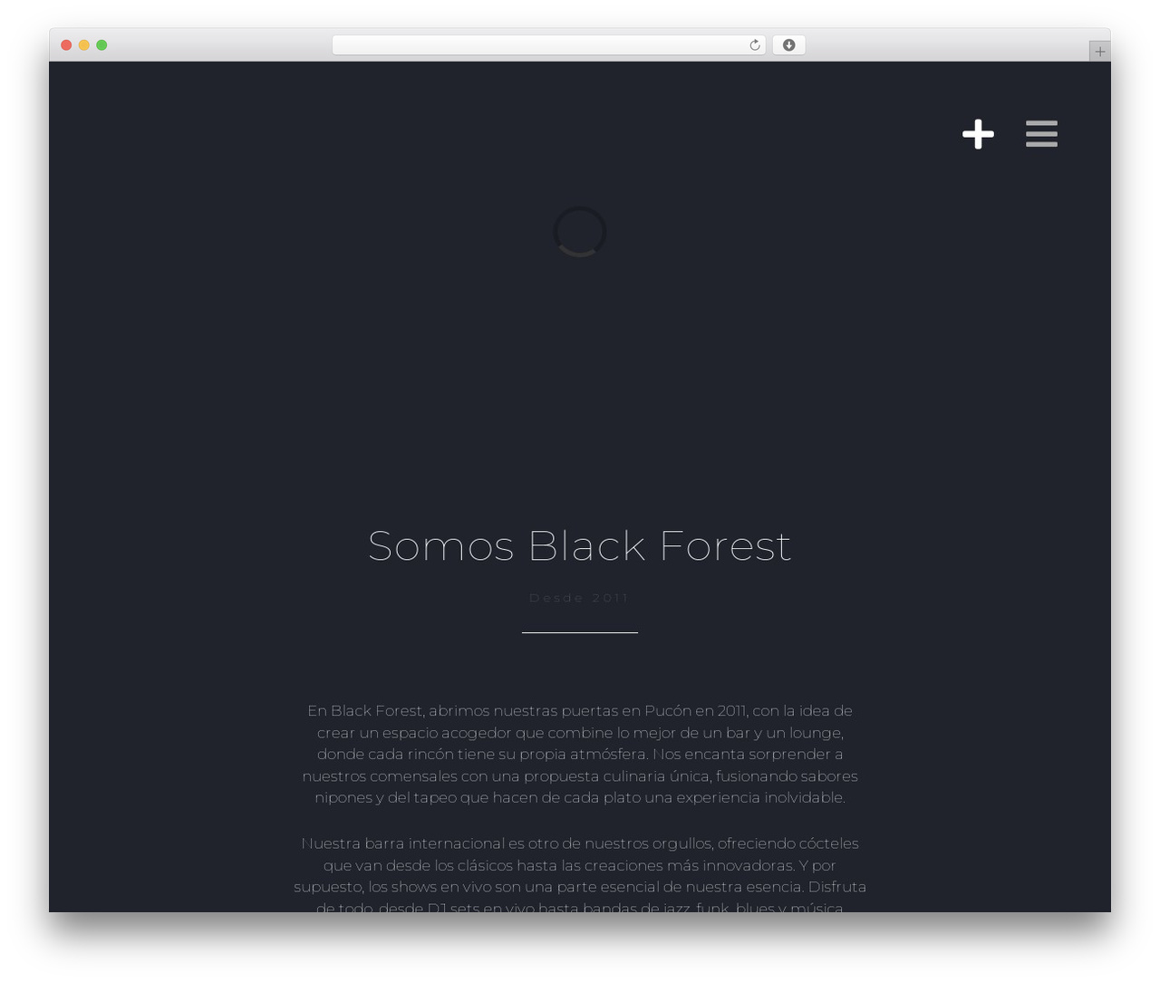 Avada WordPress theme - blackforest.cl