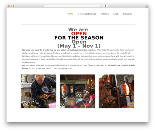 Brick theme WordPress - alderhouse.com