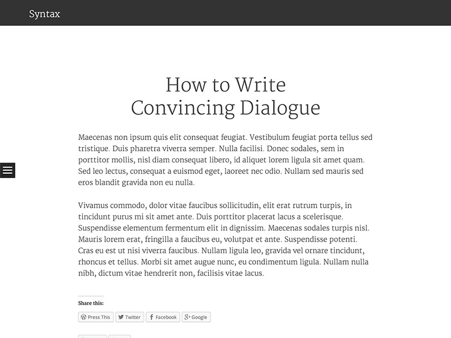 cry WordPress theme cry WordPress theme