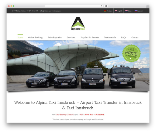 cw theme WordPress - alpina-taxi-innsbruck.com
