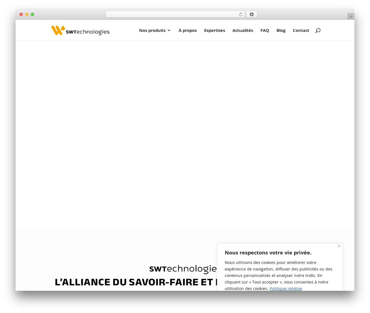 Divi WordPress theme - swtechnologies.fr