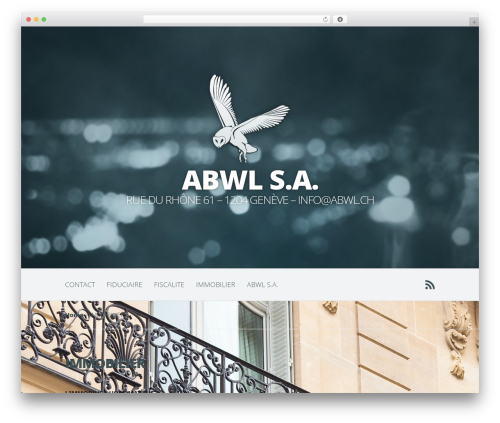 Harmony top WordPress theme - abwl.ch