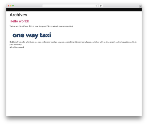 Ecab taxi booking manager WordPress plugin - 1.wpdemos.impetushost.biz