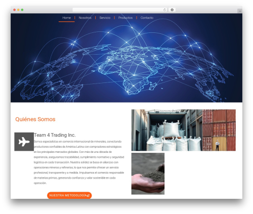 Logio WordPress theme - team4trading.com