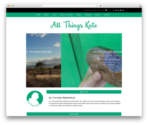 Piemont WP theme - allthingskate.com