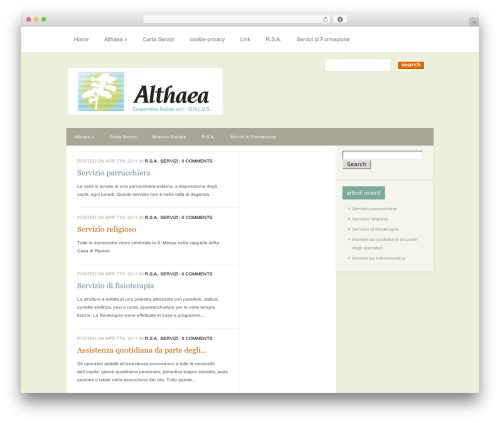 Thethe sliding panels WordPress plugin - althaea.it