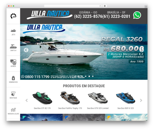 Quadricenter WordPress theme - villanautica.com.br