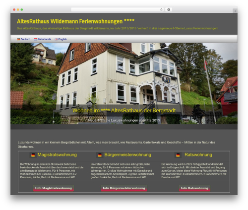 Theme WordPress evolve - altesrathaus.org/de/sample-page