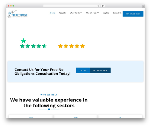 Theme WordPress Restimo - taxeffectiveltd.com