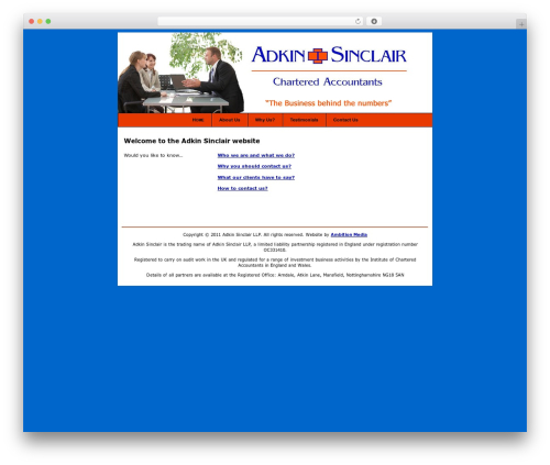WordPress theme Adkin Sinclair - adkinsinclair.co.uk WordPress theme Adkin Sinclair - adkinsinclair.co.uk