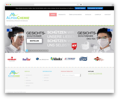 Universal_video_player_and_bg WordPress plugin - alphachemie.at