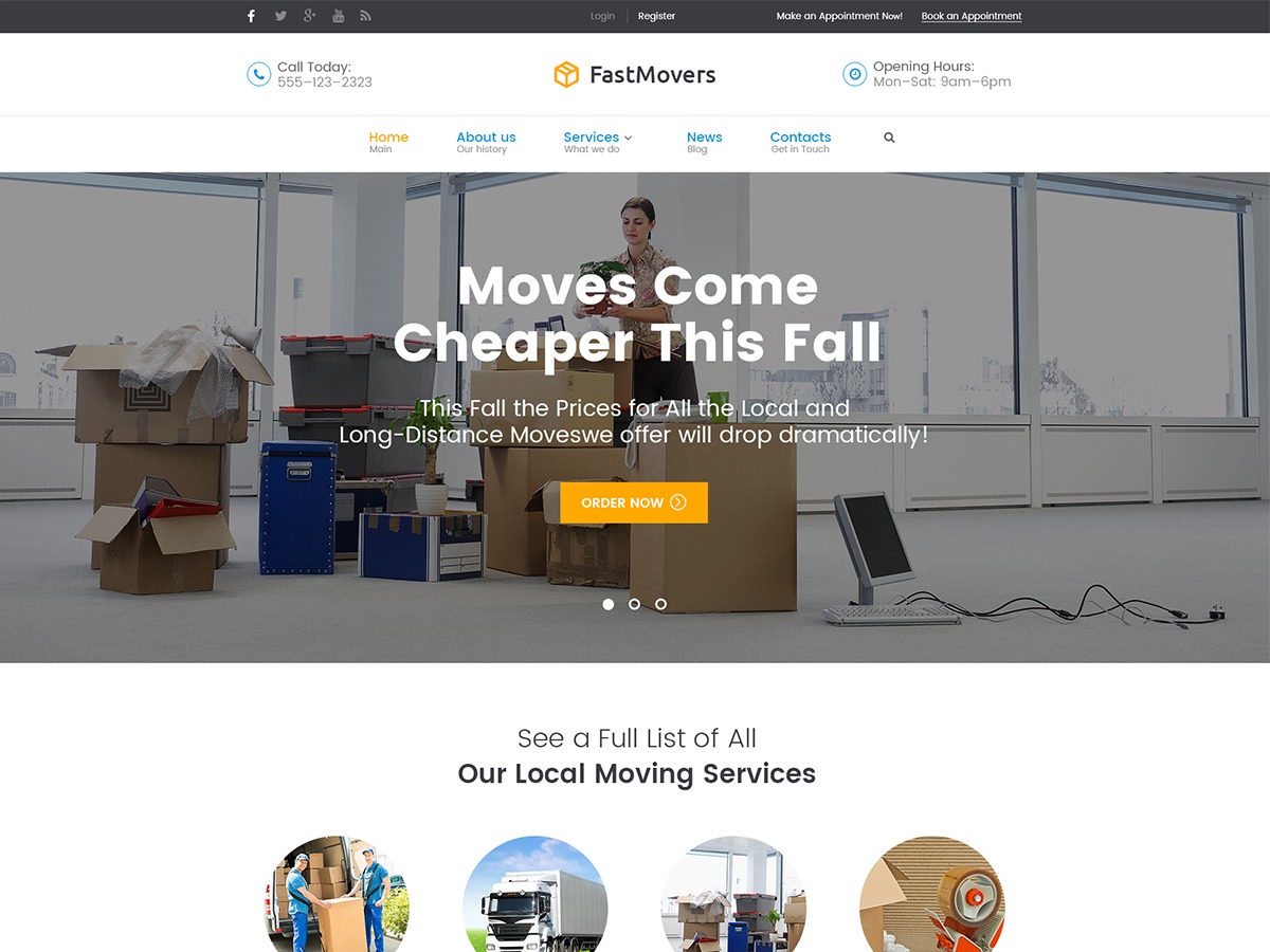 WordPress theme FastMoving WordPress theme FastMoving