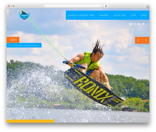 WordPress theme Muse - ski-nautic.ro
