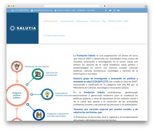 WordPress theme Techcode - salutia.org