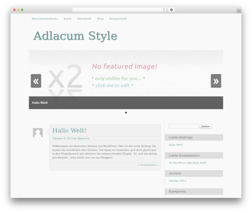 WordPress theme x2 - adlacum-style.com WordPress theme x2 - adlacum-style.com