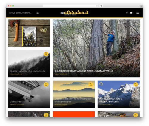 ... WordPress theme design - altitudini.it