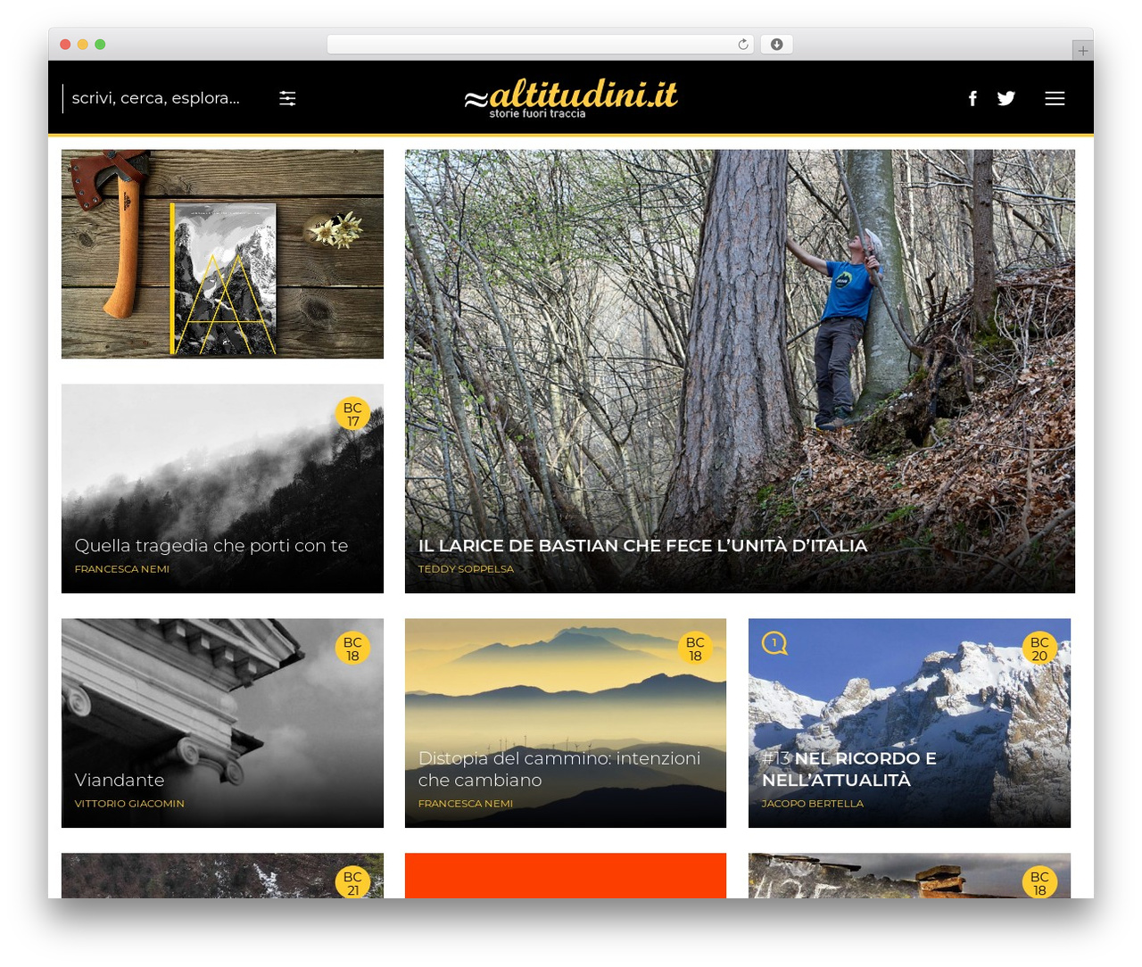 ... WordPress theme design - altitudini.it ... WordPress theme design - altitudini.it