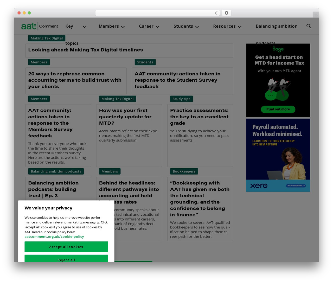 AAT Comment top WordPress theme - aatcomment.org.uk