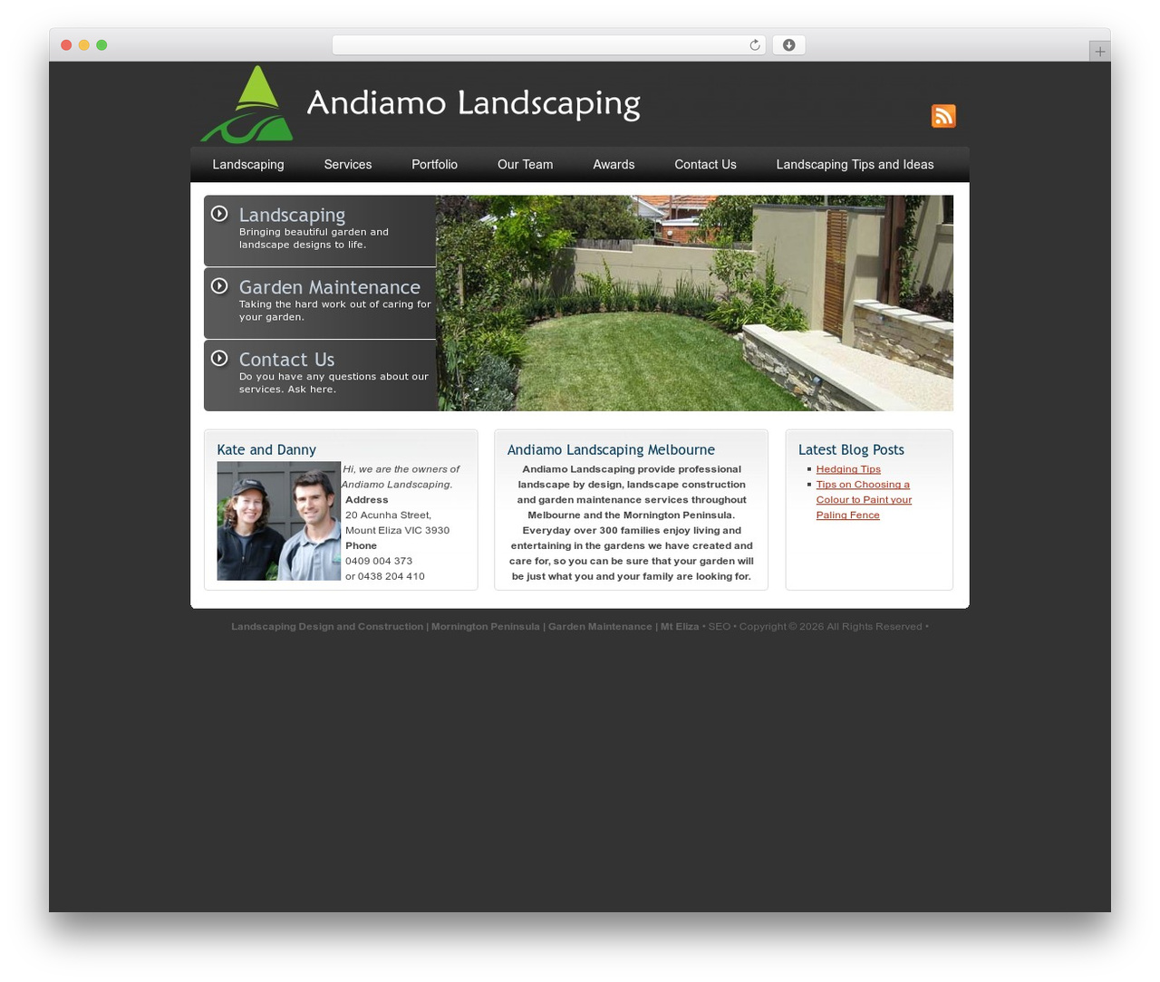 Architect Theme WordPress theme - andiamolandscaping.com.au Architect Theme WordPress theme - andiamolandscaping.com.au