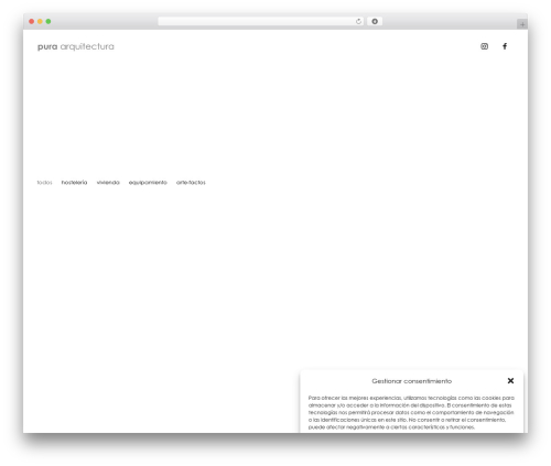 Archzilla theme WordPress - pura-arquitectura.com
