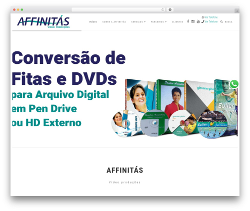 Echos Affinitás WordPress theme - affinitas.com.br