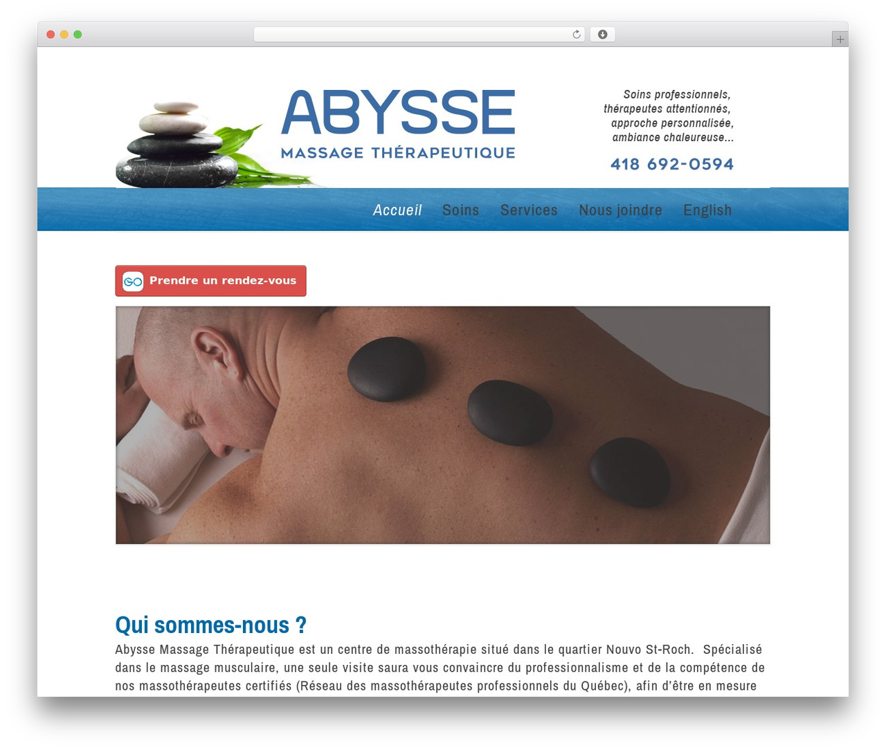 Evolution massage WordPress theme - abysse.ca Evolution massage WordPress theme - abysse.ca