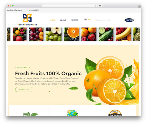 Ogami WordPress theme - earthflavors.net/en